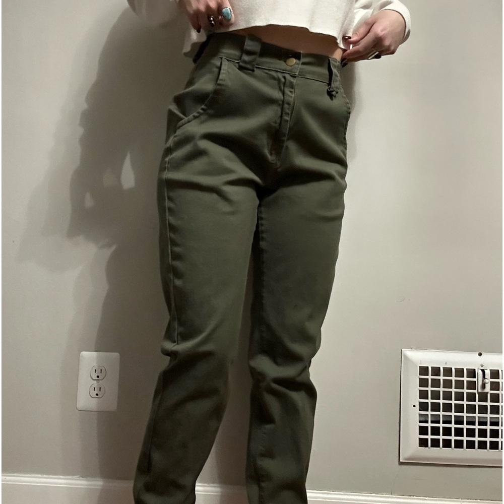 Army green joggers size M
